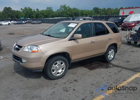 2002 Acura Mdx z USA, uszkodzony, nr VIN 2HNYD18292H503036